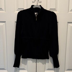 Marc Bouwer Black Zip-Up Sweater Jacket M‎